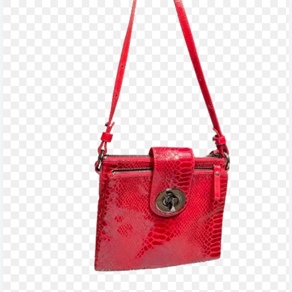 *LIKE NEW* Danier Leather Red Crossbody Bag